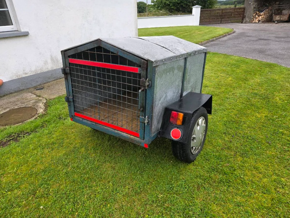 Galvanised small trailer - Image 4