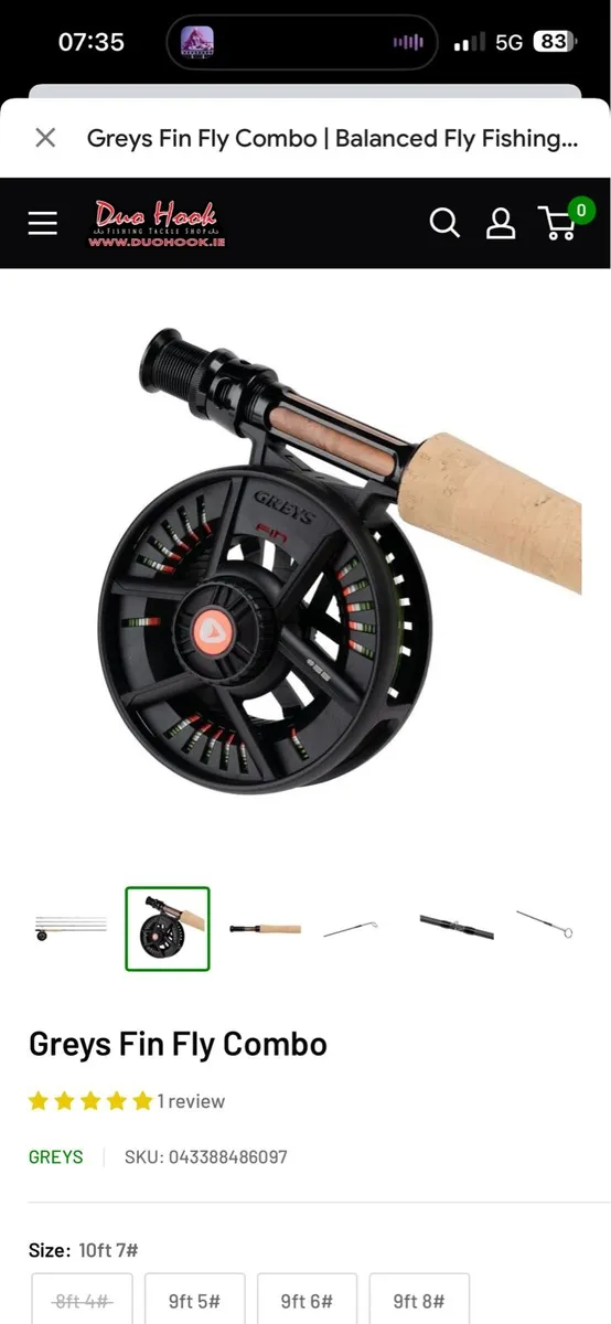 Greys Fin Fly Combo 10ft7 - Image 2