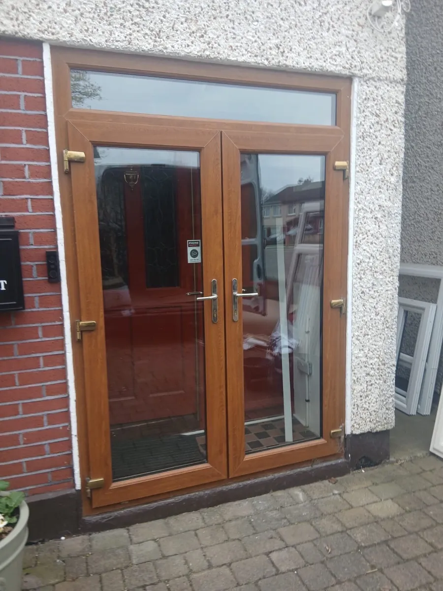 🌟 Beautiful UPVC Golden Oak French Patio Door🌟