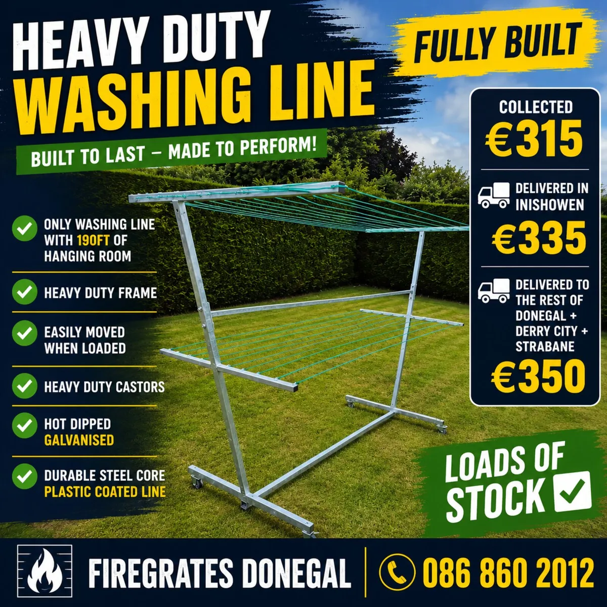 Mobile Clothes Lines (Cheapest in Ireland) - Image 1