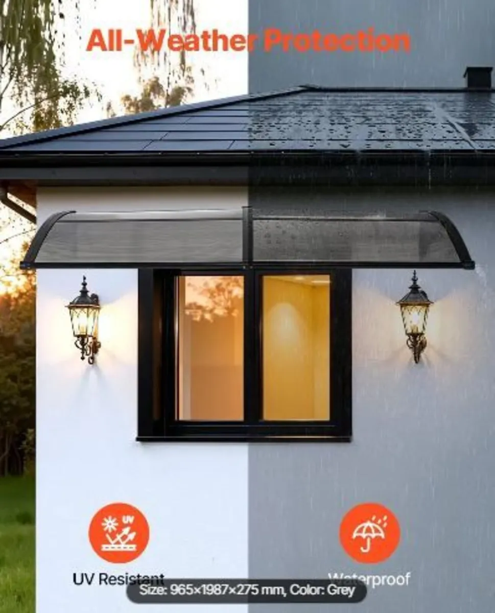 Awnings for Door Entrance, 38 x 78 in - Image 4