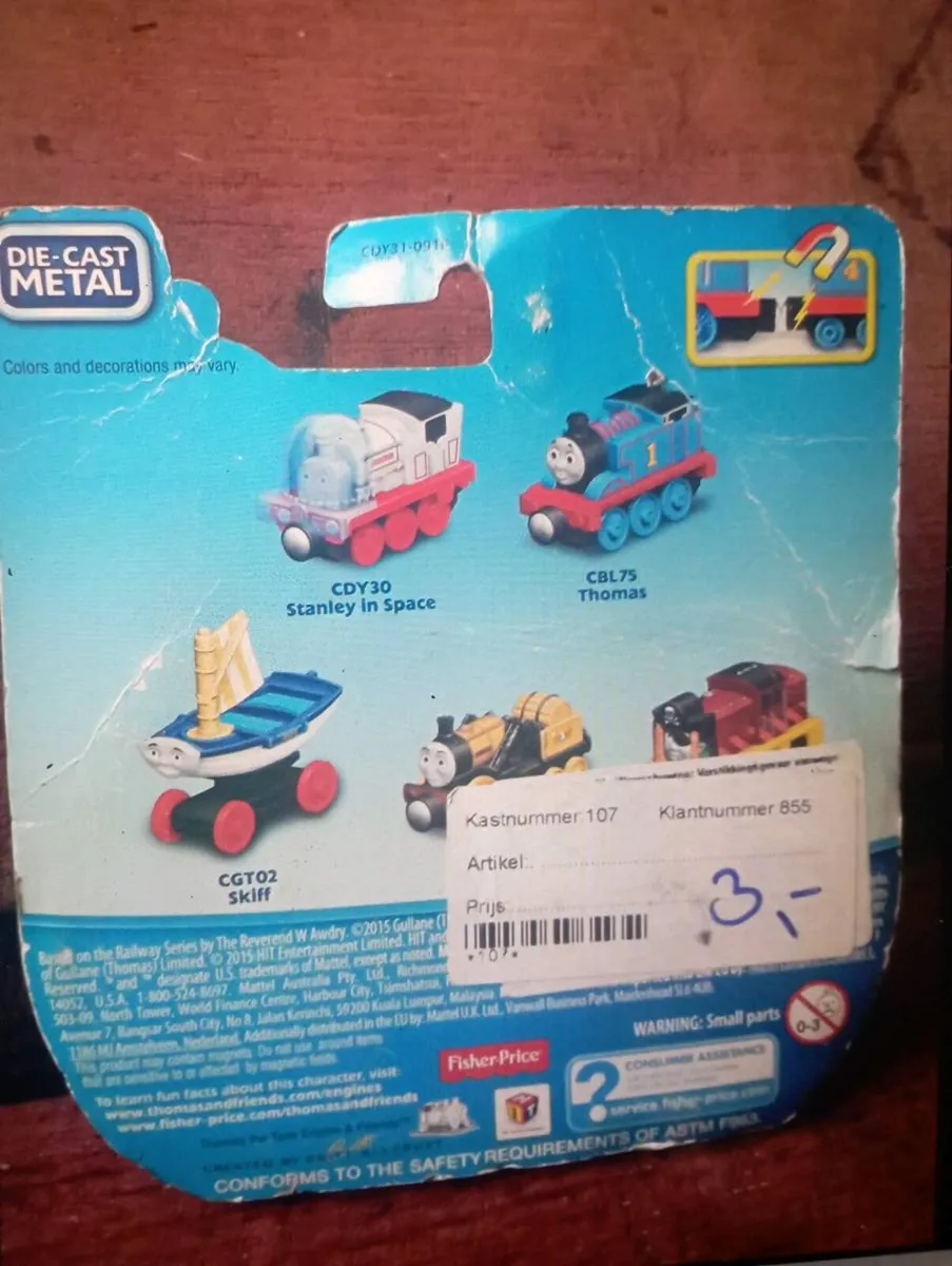 FISHER PRICE THOMAS &FRINDS  TAKE-N-PLAY DIE--CAST - Image 2