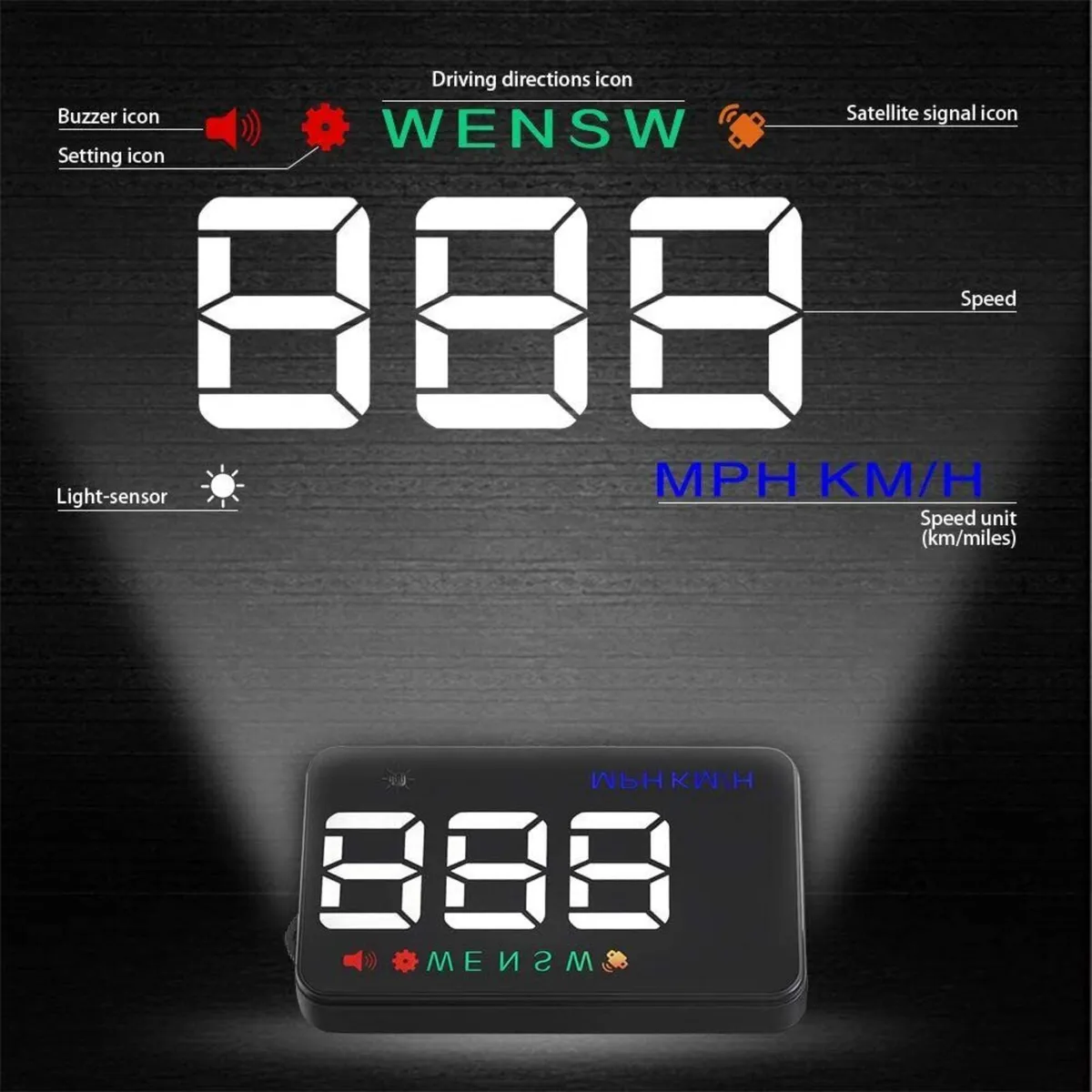 GPS Head-up Display Speed in Large Font - Image 4