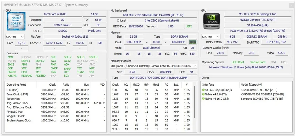 Gaming PC – RTX 3070 Ti Gaming X Trio, 32GB RAM - Image 2
