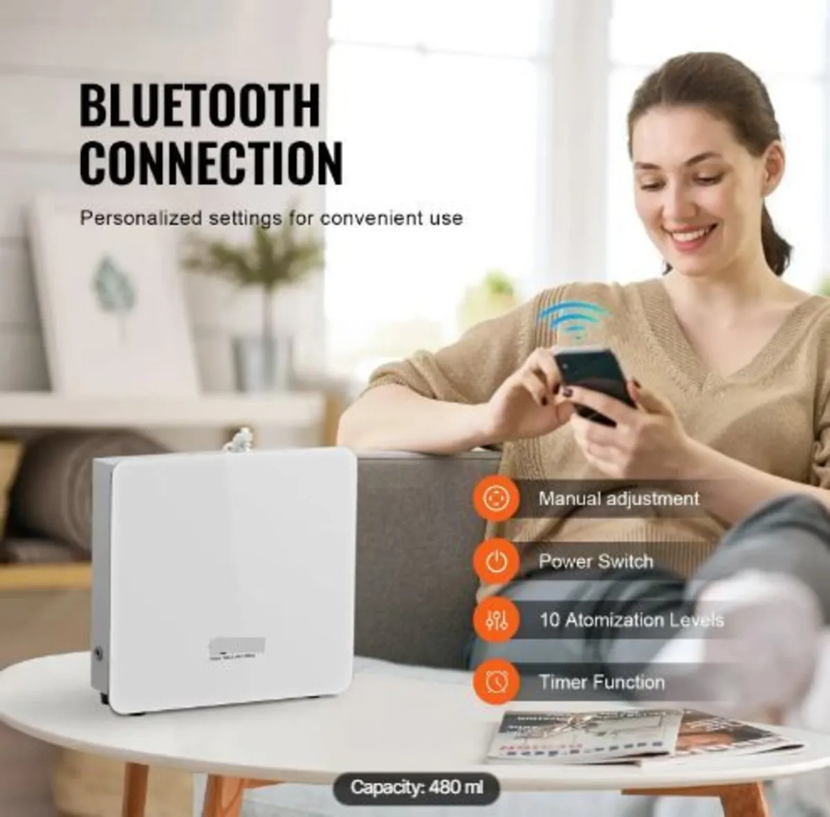 Scent Air Machine for Home 480ML Cold Air - Image 2