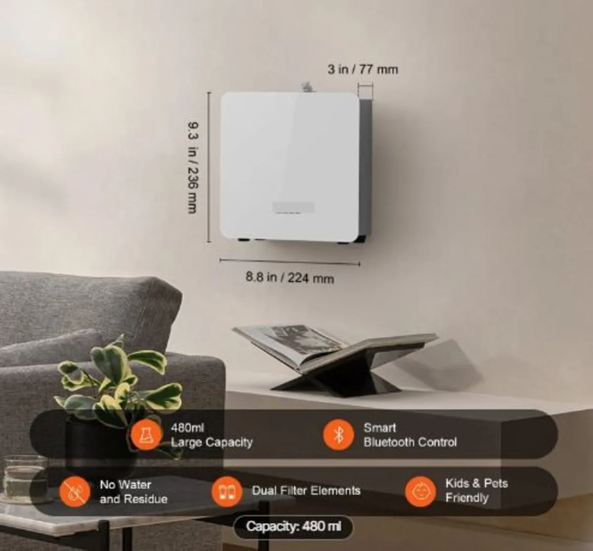 Scent Air Machine for Home 480ML Cold Air - Image 3