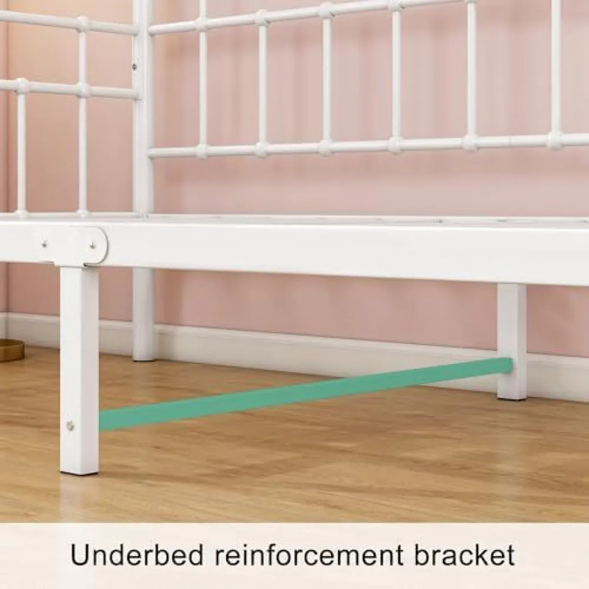 3ft Sofa Bed Steel Slats Platform Bed Frame 90x190 - Image 4