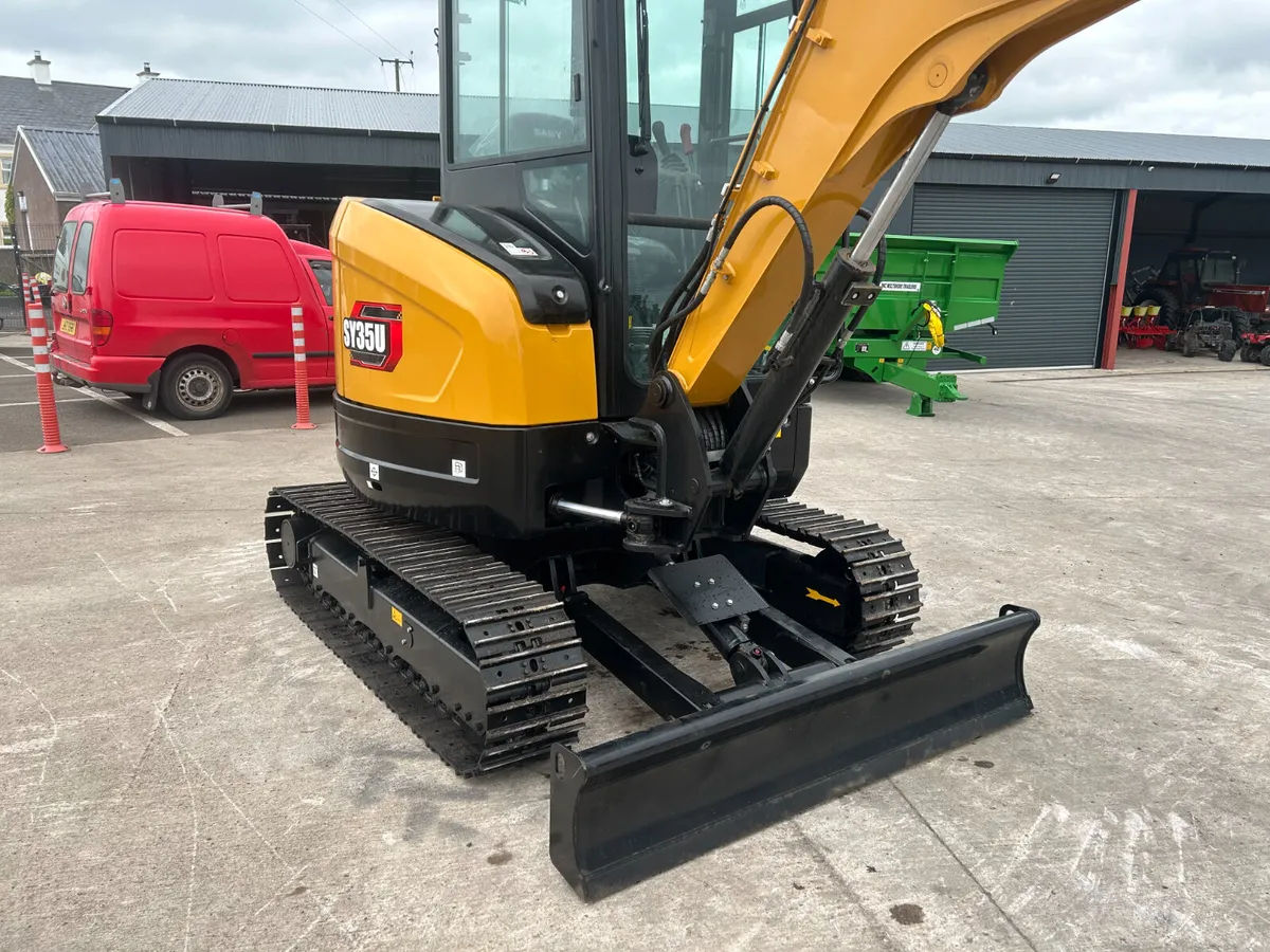 Brand New Sany SY35U C/W Thumb Grab - Image 2