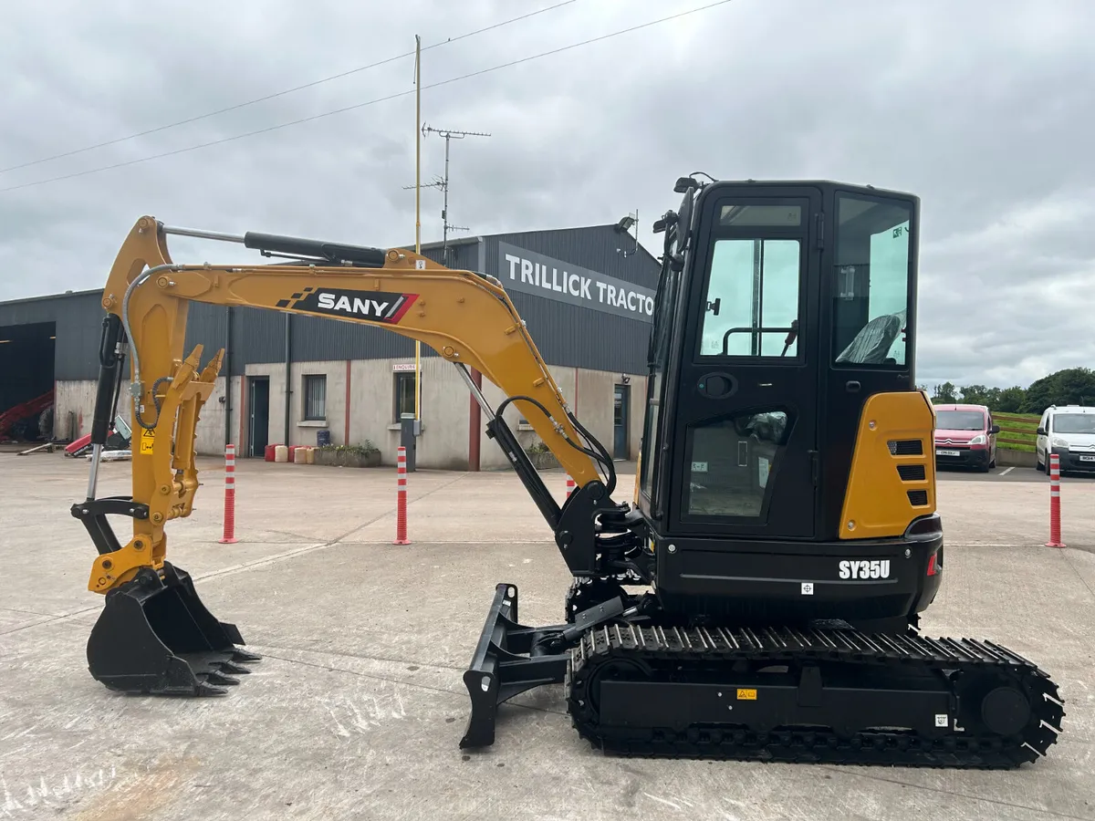 Brand New Sany SY35U C/W Thumb Grab - Image 4