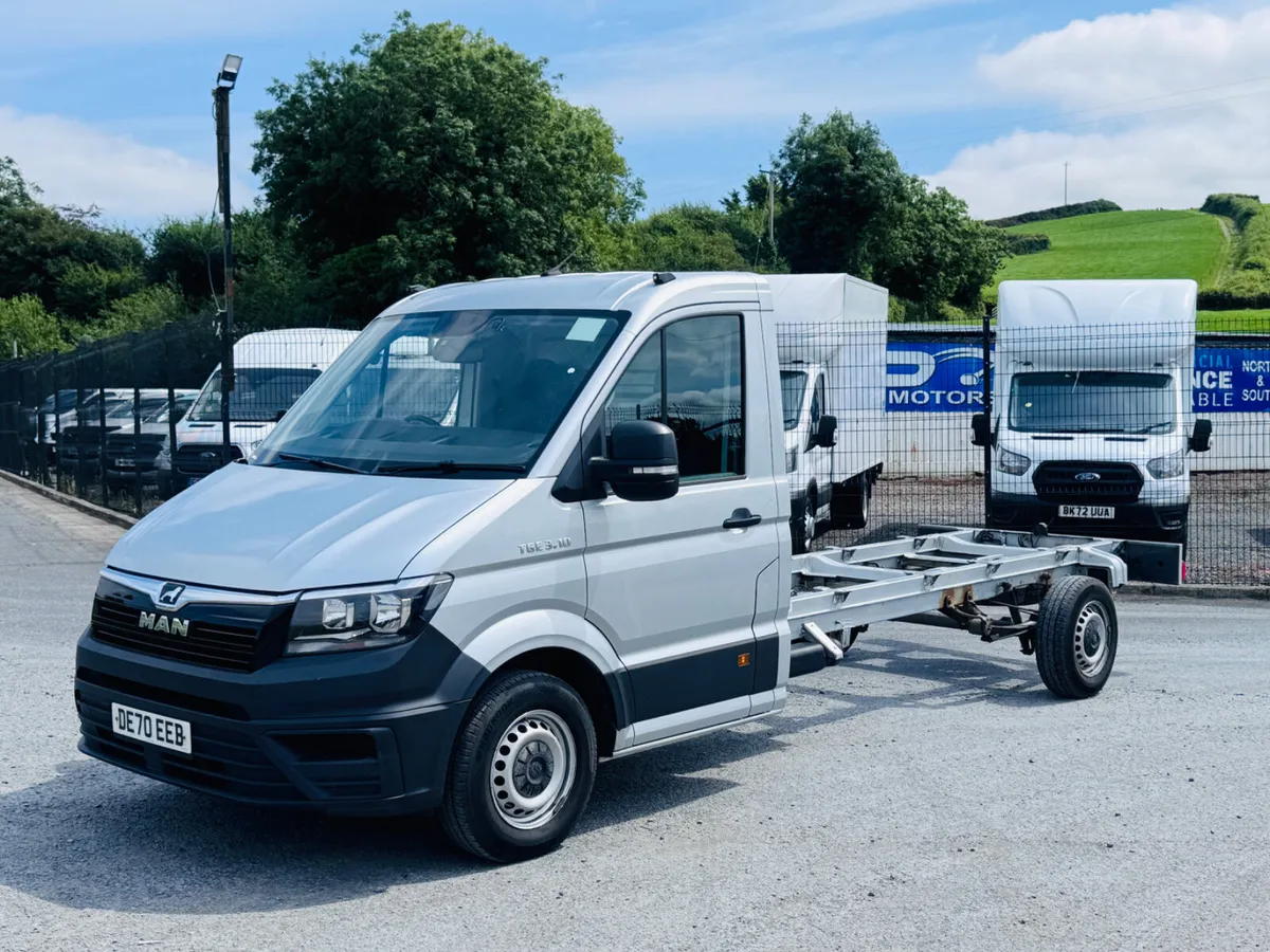 2020 MAN TGE 3 CHASSIS & CAB €12500 ON IRISH REG - Image 2