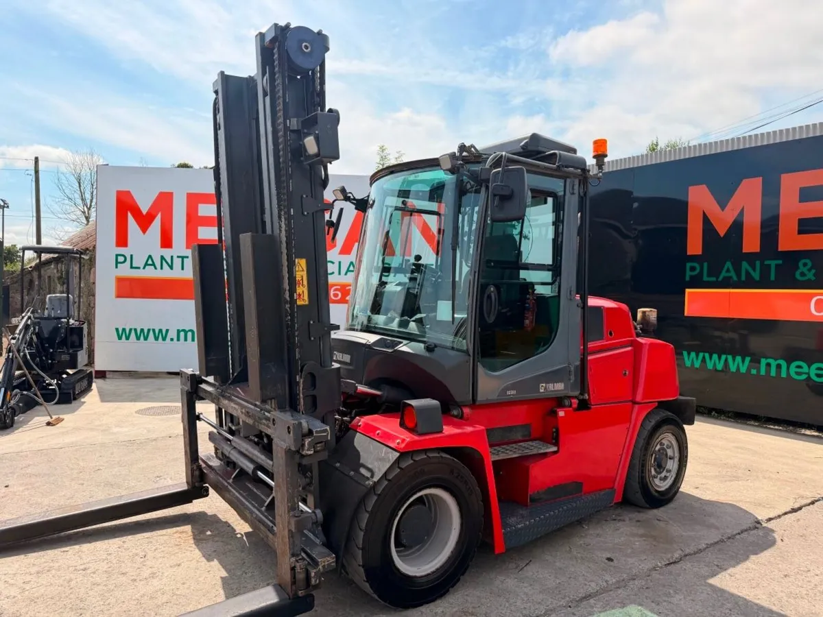 2018 KALMAR 6 TON forklift ...FULL CAB...8 FT FORK - Image 1