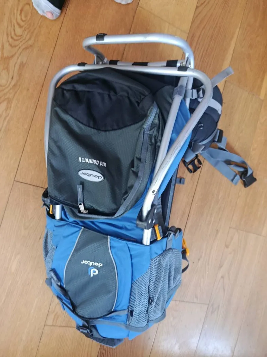 This is a Deuter Kid Comfort II child carrier back - Image 1