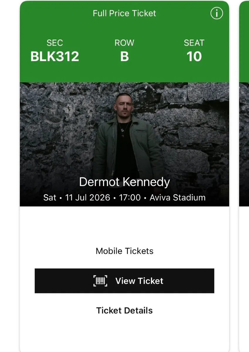 Dermot Kennedy Tickets - Image 1