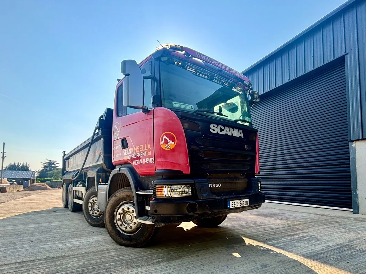 Scania G-Series 8x4 tipper 2015 - Image 2