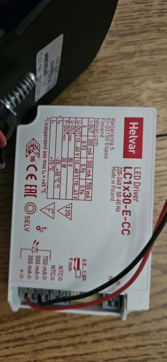 5x Helvar 30W LED Drivers - Image 2