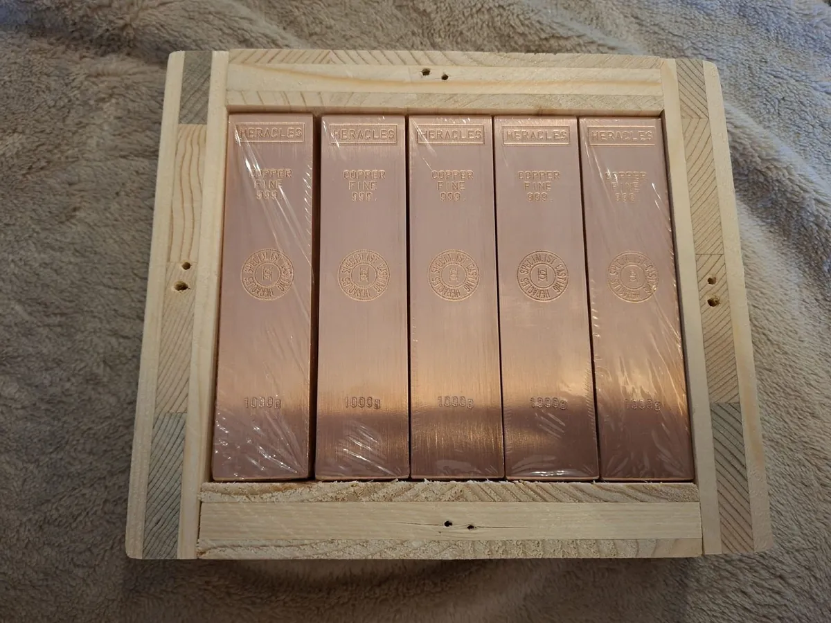 5kg .999 Copper Bar Set - Image 4