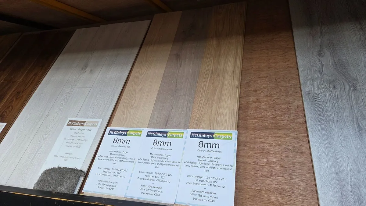8mm laminated click flooring low price - Image 4