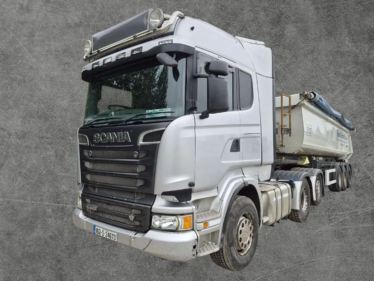 Scania R520 V8 Manual **TAG AXLE** **TIPPING GEAR* - Image 1