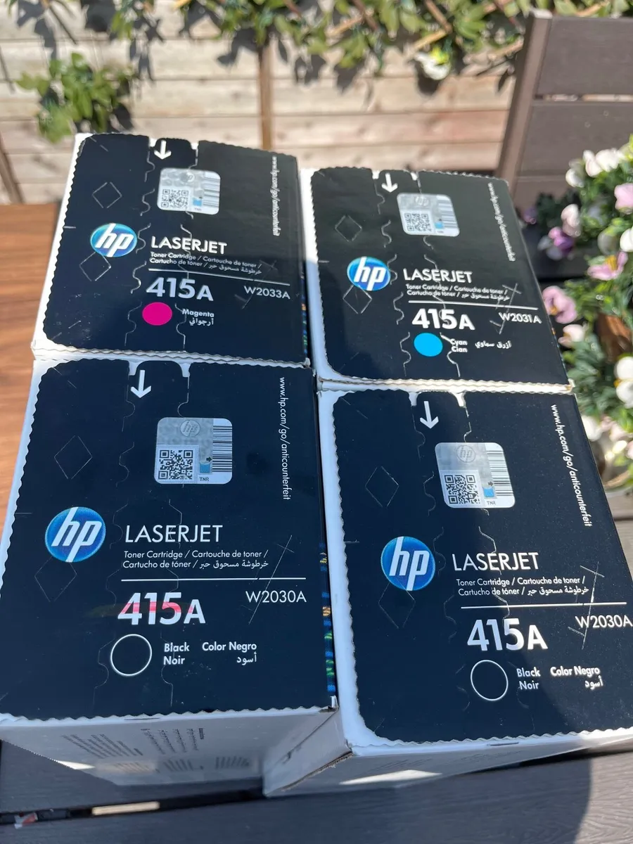 Set of HP 415A Colour Toners - Image 1