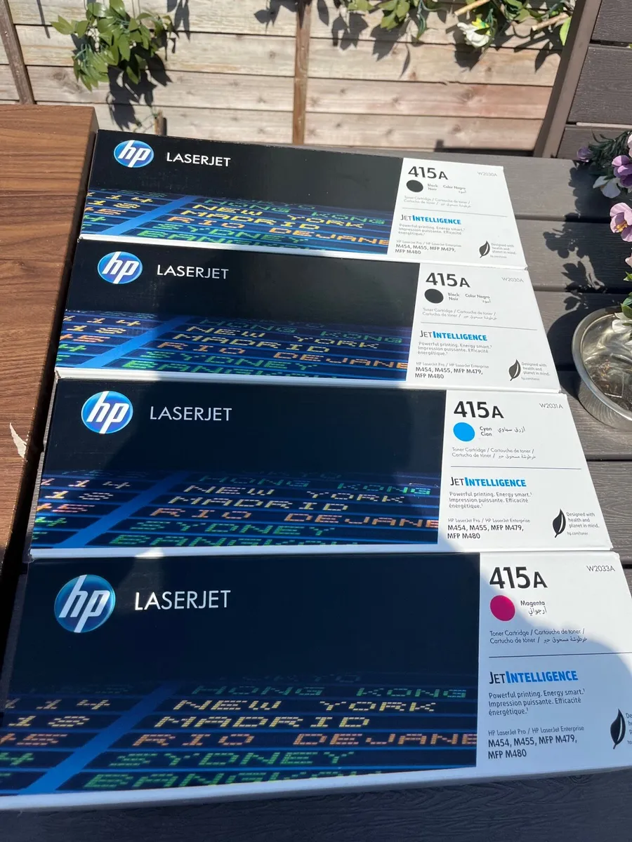 Set of HP 415A Colour Toners - Image 2