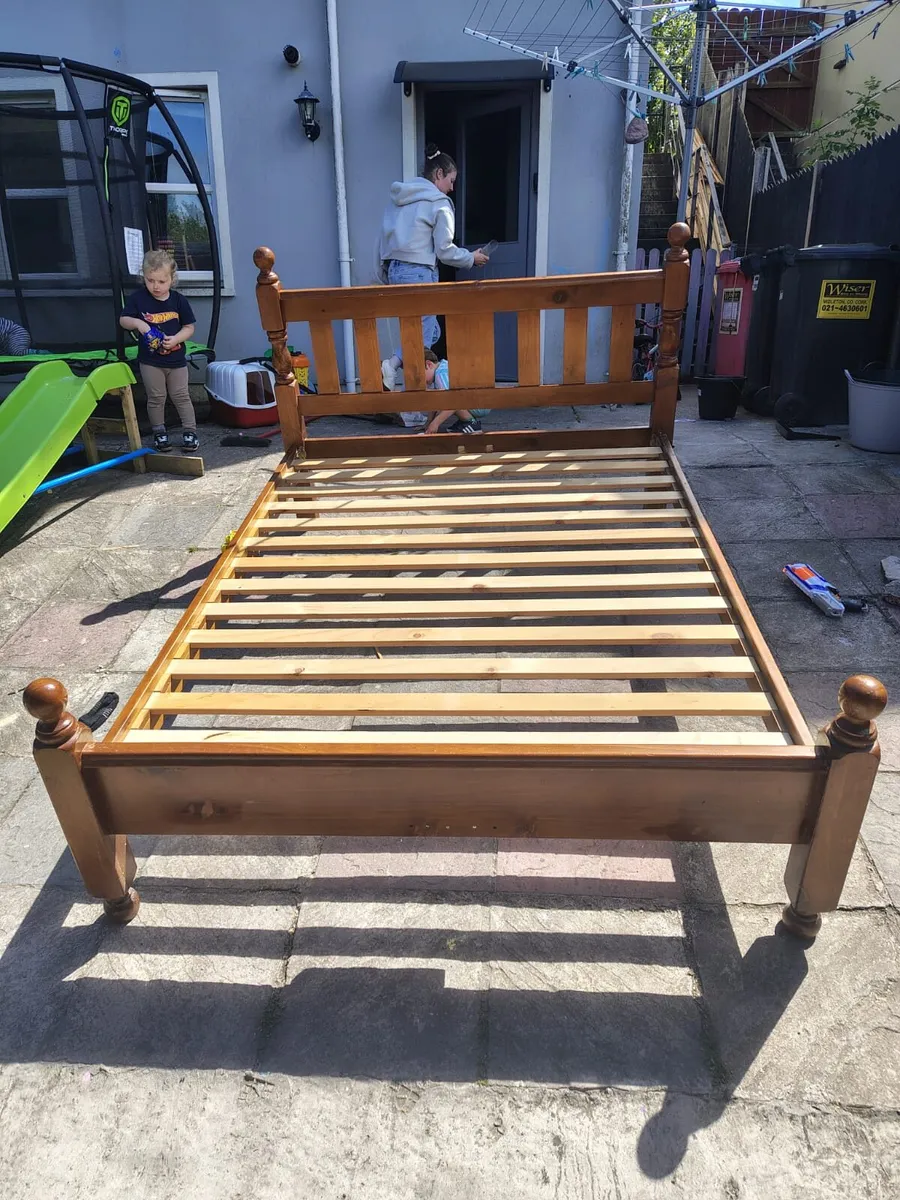 King size bedframe - Image 1