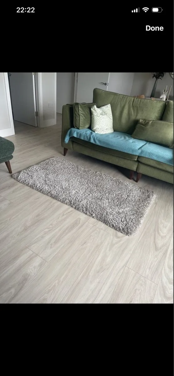 150cm x 80cm Grey Rug - Image 3