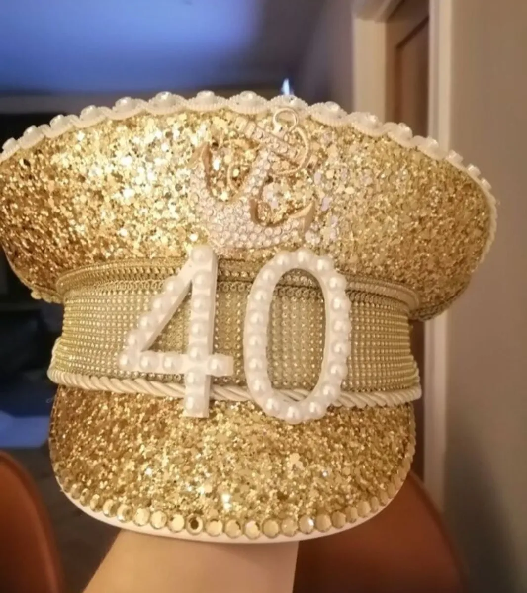 Military Birthday Hat - Original Glitter Gals - Image 1