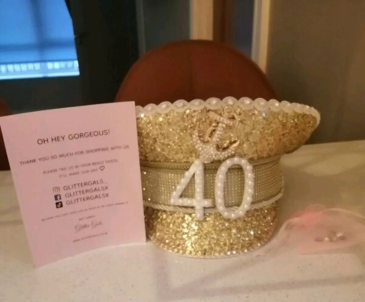 Military Birthday Hat - Original Glitter Gals - Image 2
