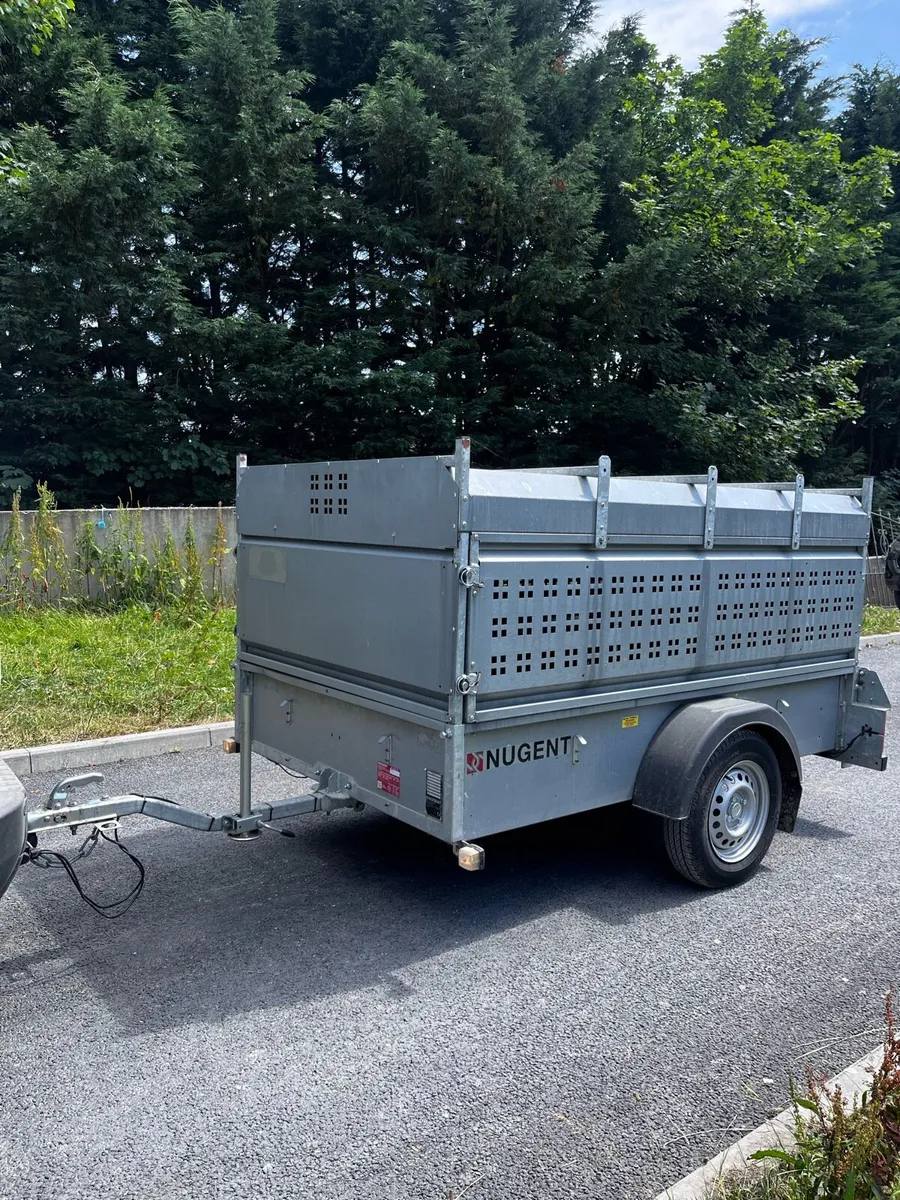 7x4 Nugent sheep trailer - Image 1