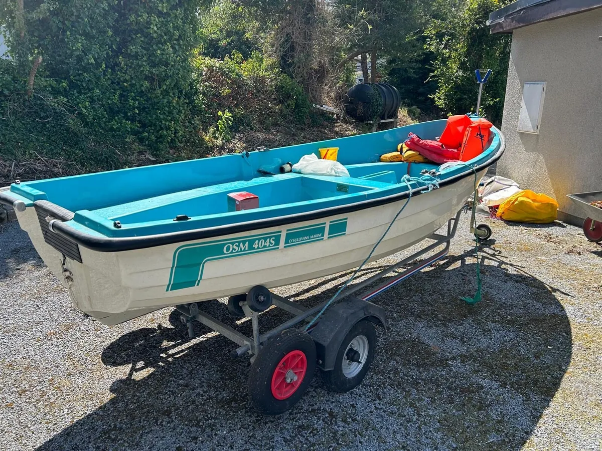 OSM 13ft 5in 404 fibreglass clinker boat - Image 3