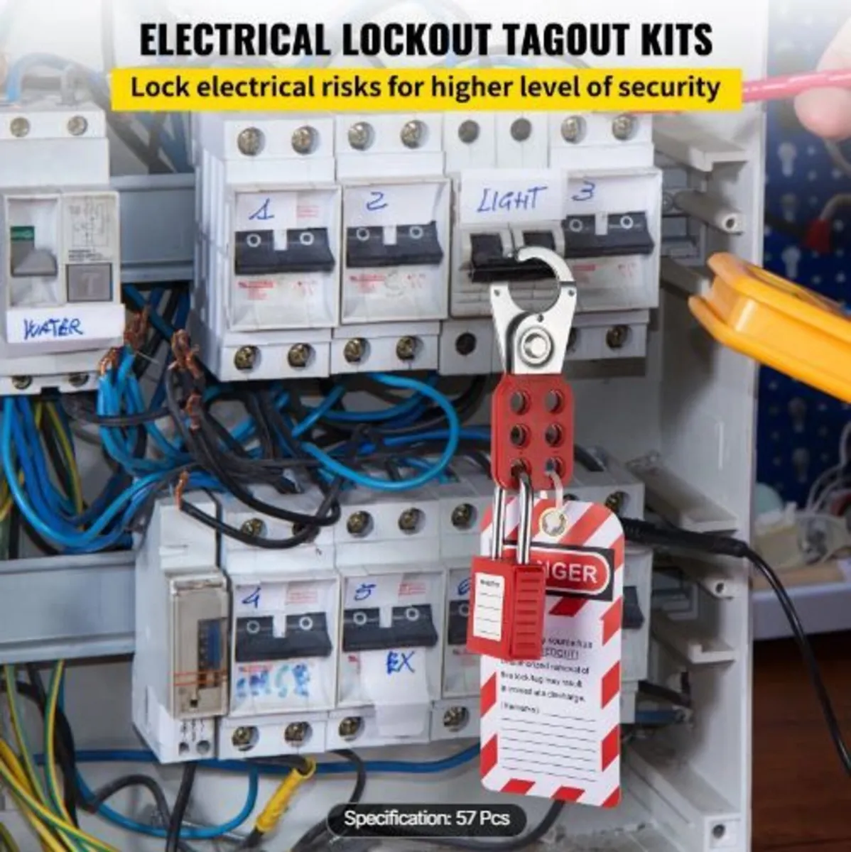 58 PCS Lockout Tagout Kits - Image 2