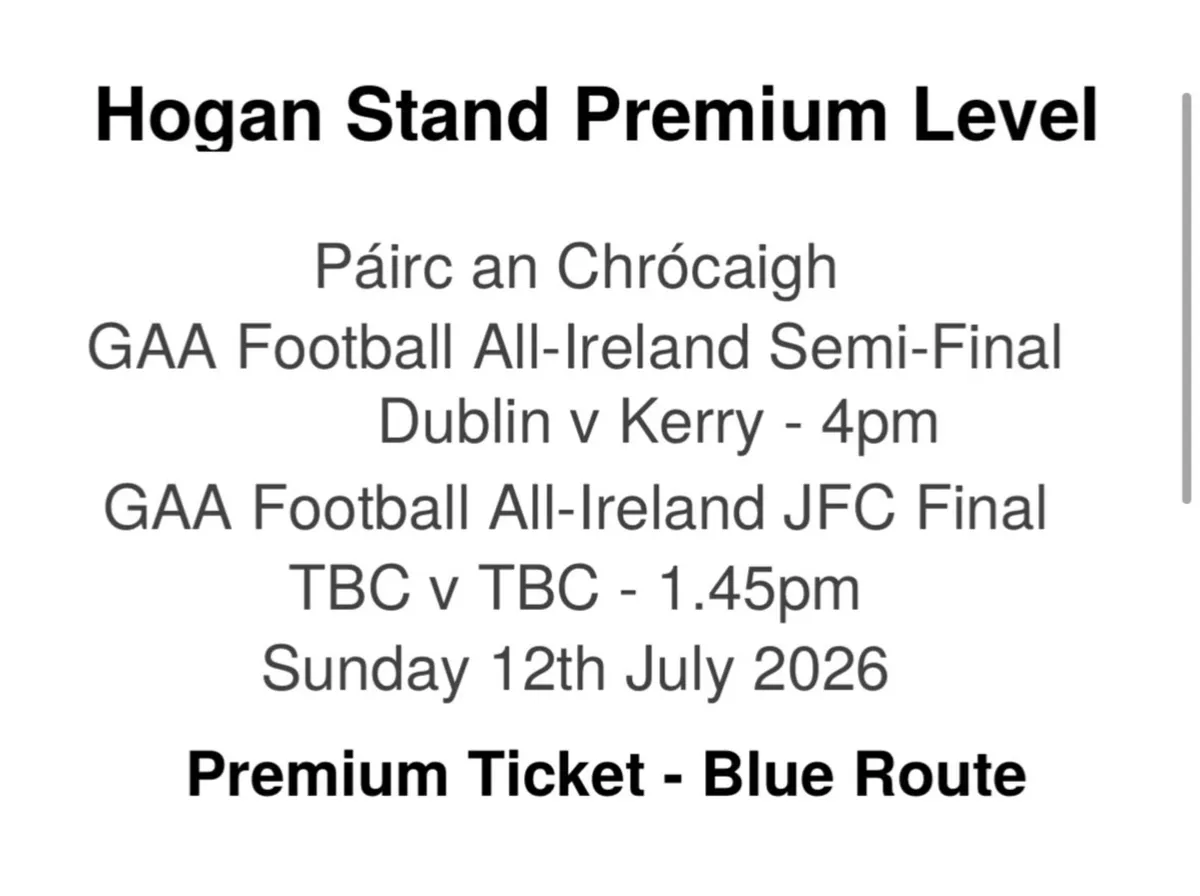 All Ireland Semi Final and Luke Combs - Image 1