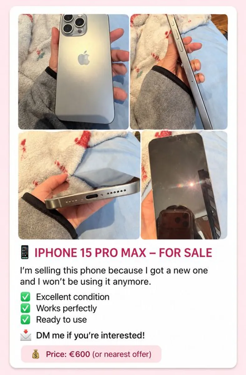 Iphone 15 ProMax - Image 1