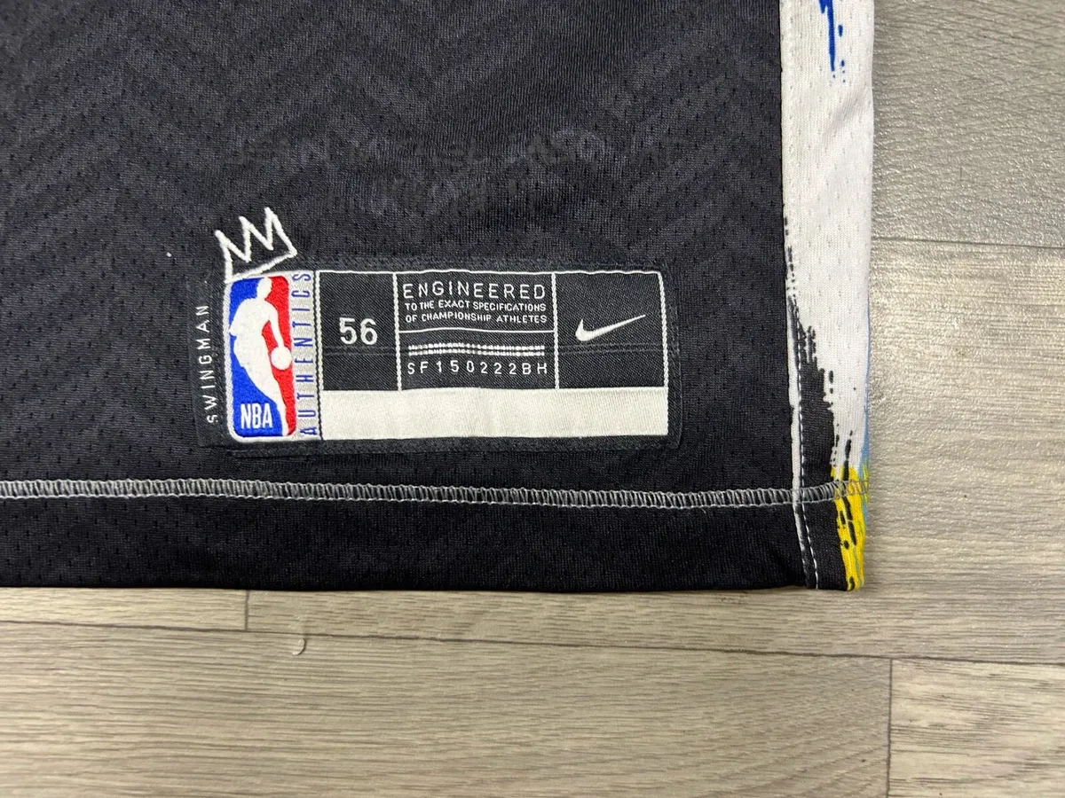 Brooklyn Nets Kevin Durant Basquiat NBA Jersey XXL - Image 3