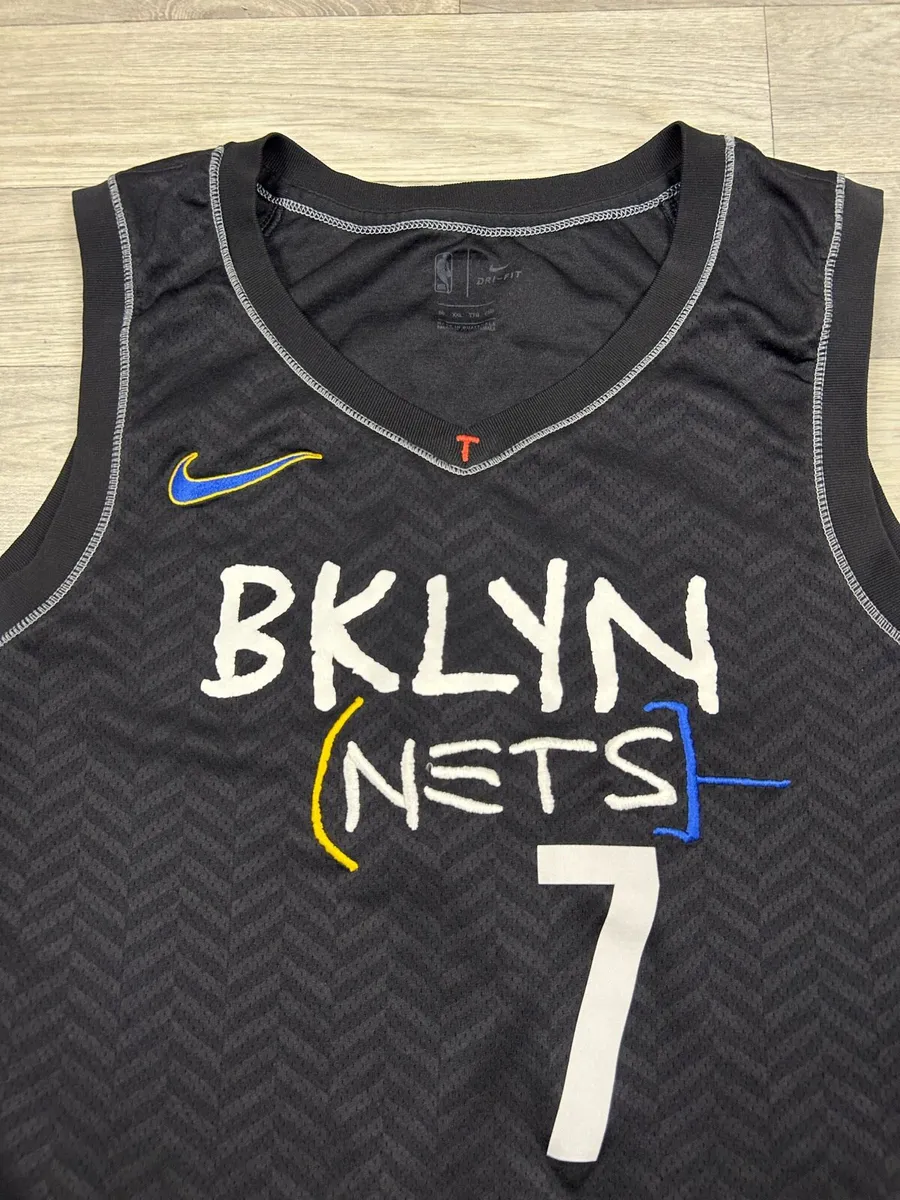 Brooklyn Nets Kevin Durant Basquiat NBA Jersey XXL - Image 4