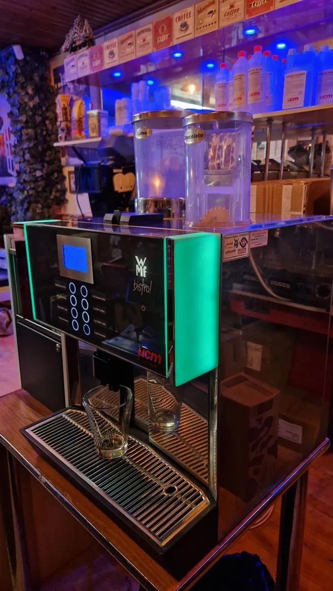 Coffee Machine WMF Bistro + Milk Fridge & Cup war - Image 2