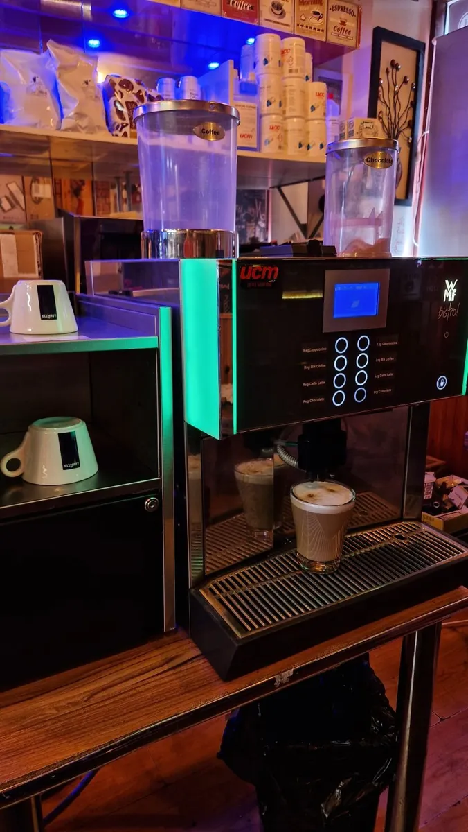 Coffee Machine WMF Bistro + Milk Fridge & Cup war - Image 1