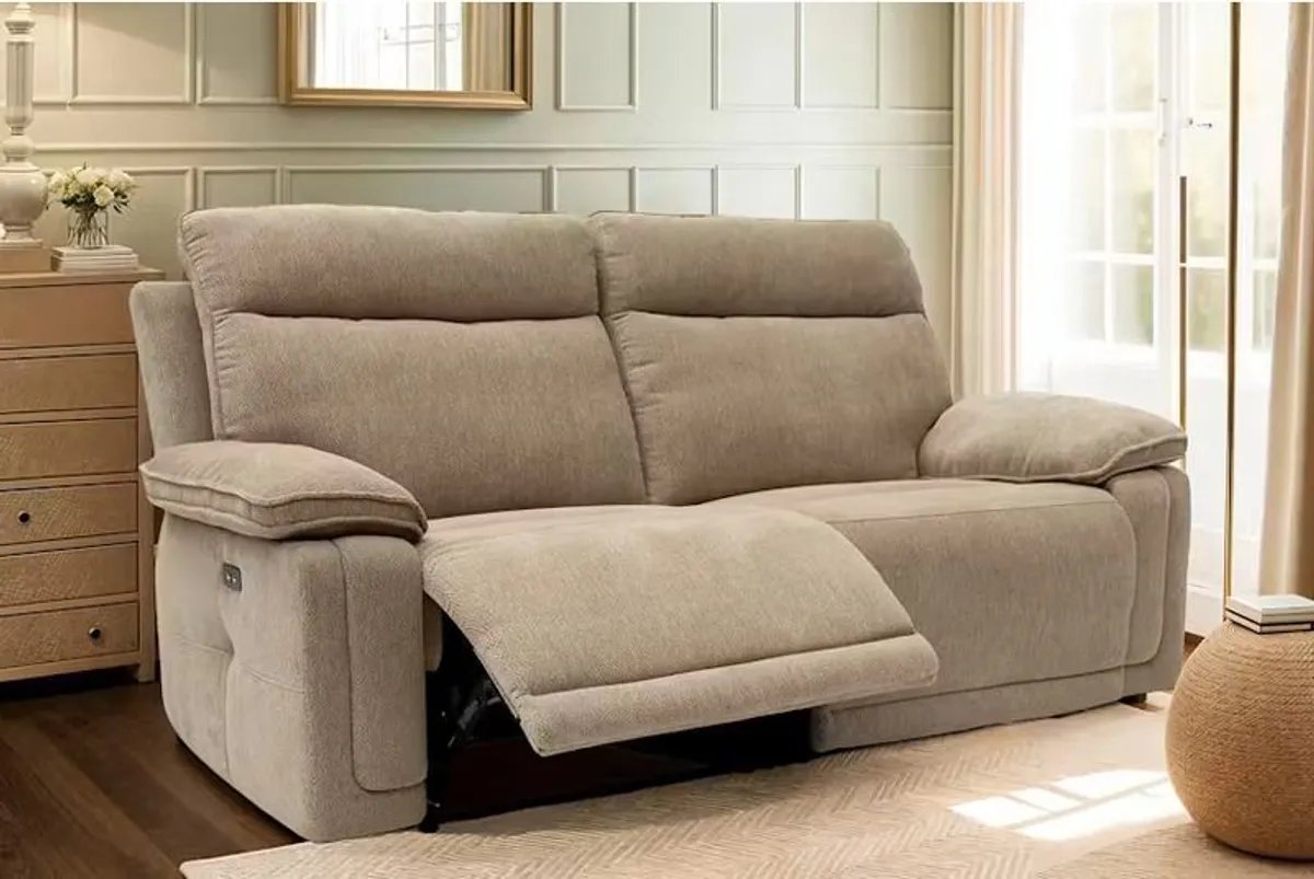 Brand New 3 Seater Full Power Recliner  Sofa - Image 1