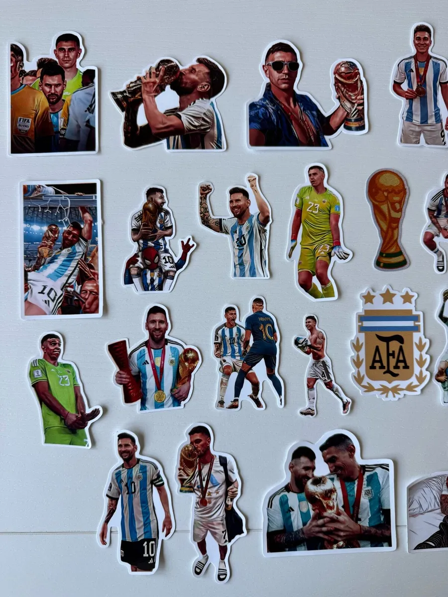 Brand new World Cup Argentina AFA Messi stickers - Image 2