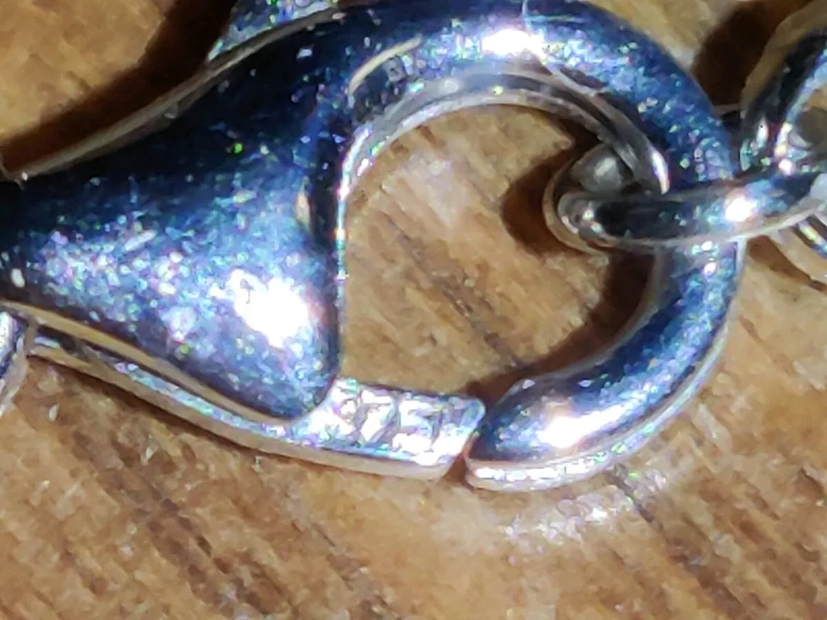 BELCHER LINK, 9CT WHITE Gold 8.90g 20"Long Chain ! - Image 4