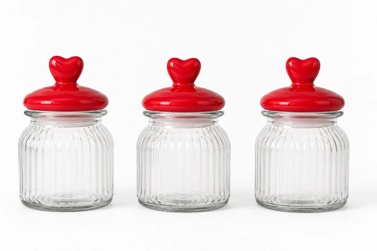 Sweet Jars / Candy Jars  - As new, used once - Image 2