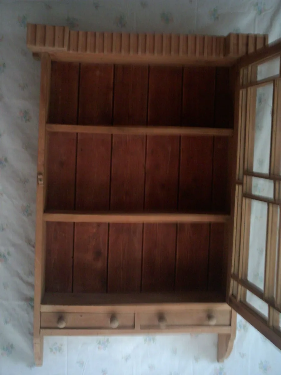 antique wall cabinet - Image 2