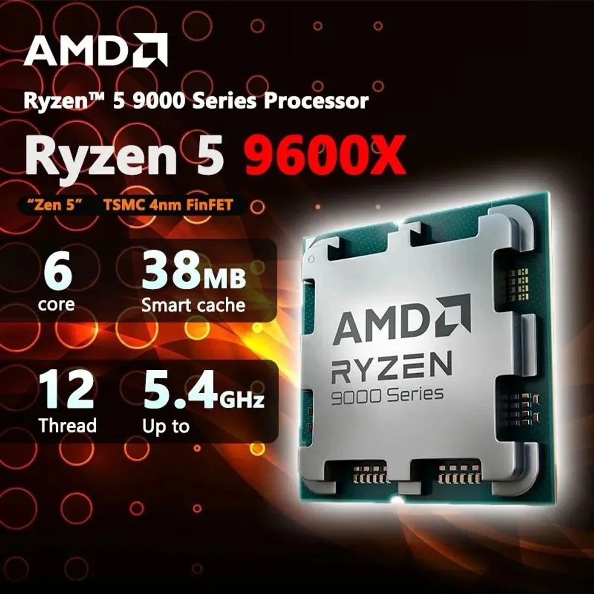 AMD Ryzen 5 9600X with Arctic Freezer 36 ARGB - Image 2