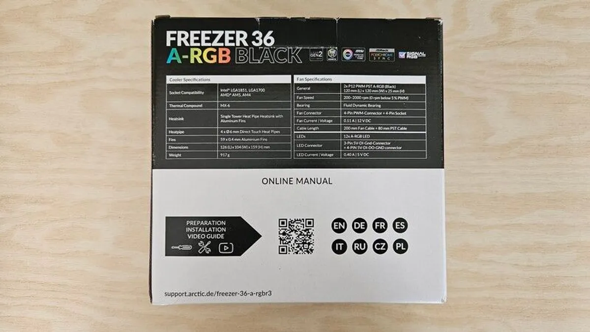 AMD Ryzen 5 9600X with Arctic Freezer 36 ARGB - Image 4