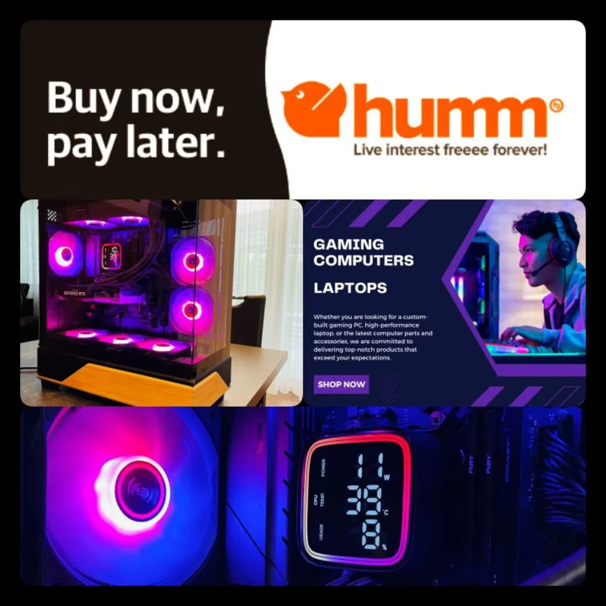 PC AMD Ryzen 5 7500F, RTX 5060 Ti 8GB, 32GB DDR5 - Image 1