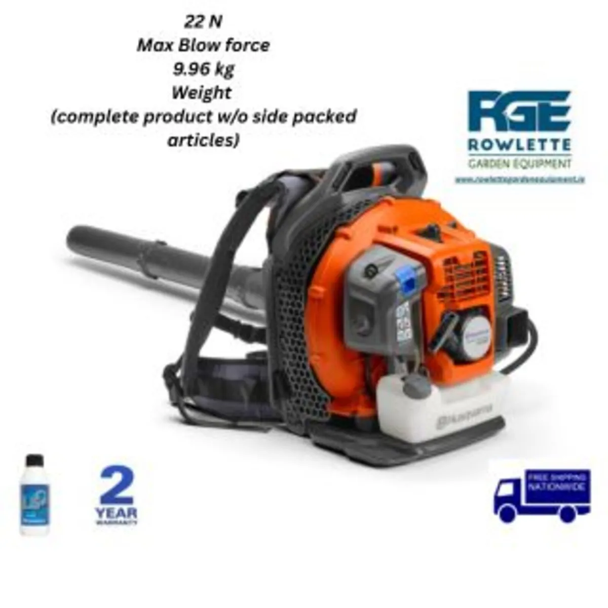 Husqvarna 345BT Backpack Blower - Image 2