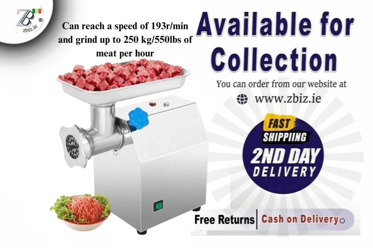 850w Electric Meat Grinder Commercial Food Chopper - Image 1