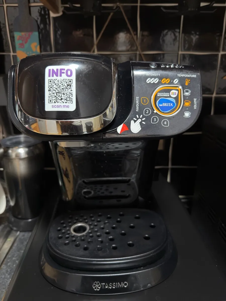 Tassimo Coffee Machine 1.3 Ltrs Black - Image 1