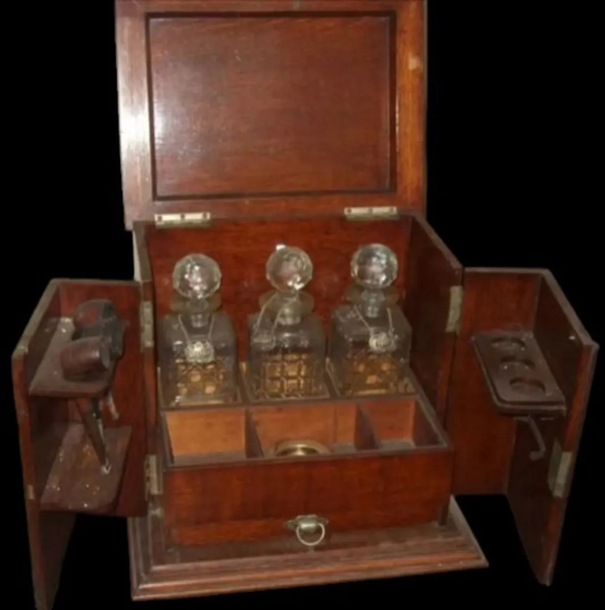 Authentic Vintage Victorian Tantalus - Image 1