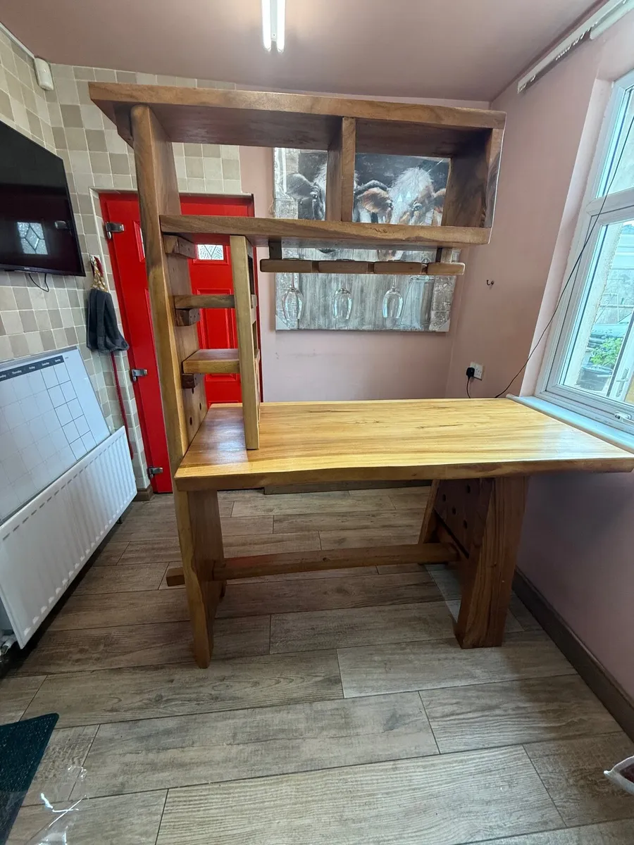 New Solid wooden table now £150  for quick sale - Image 1